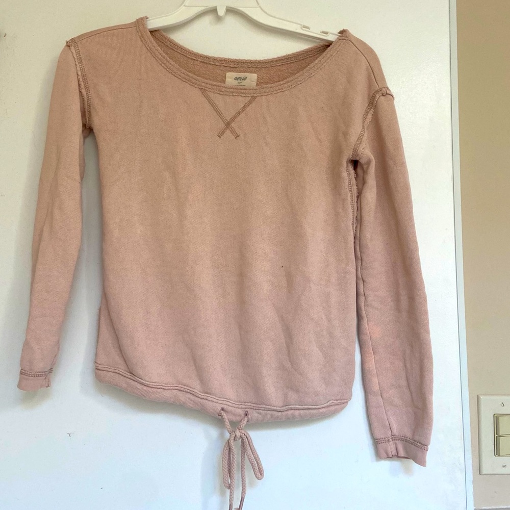 Aerie pink sweater